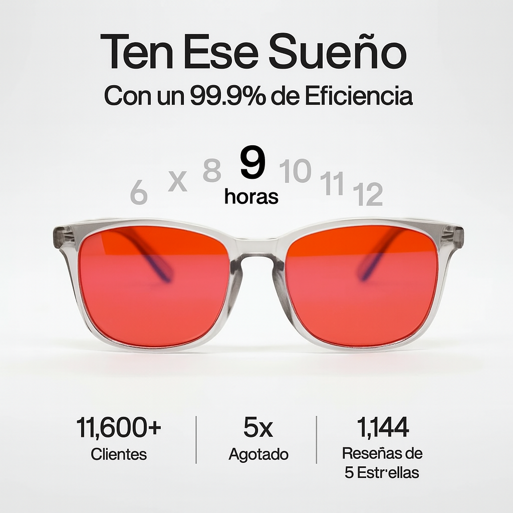 FLOW® | Lentes Rojos Anti Luz Azul UNISEX