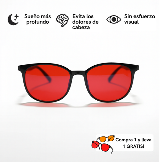 FLOW® | Lentes Rojos Anti Luz Azul UNISEX